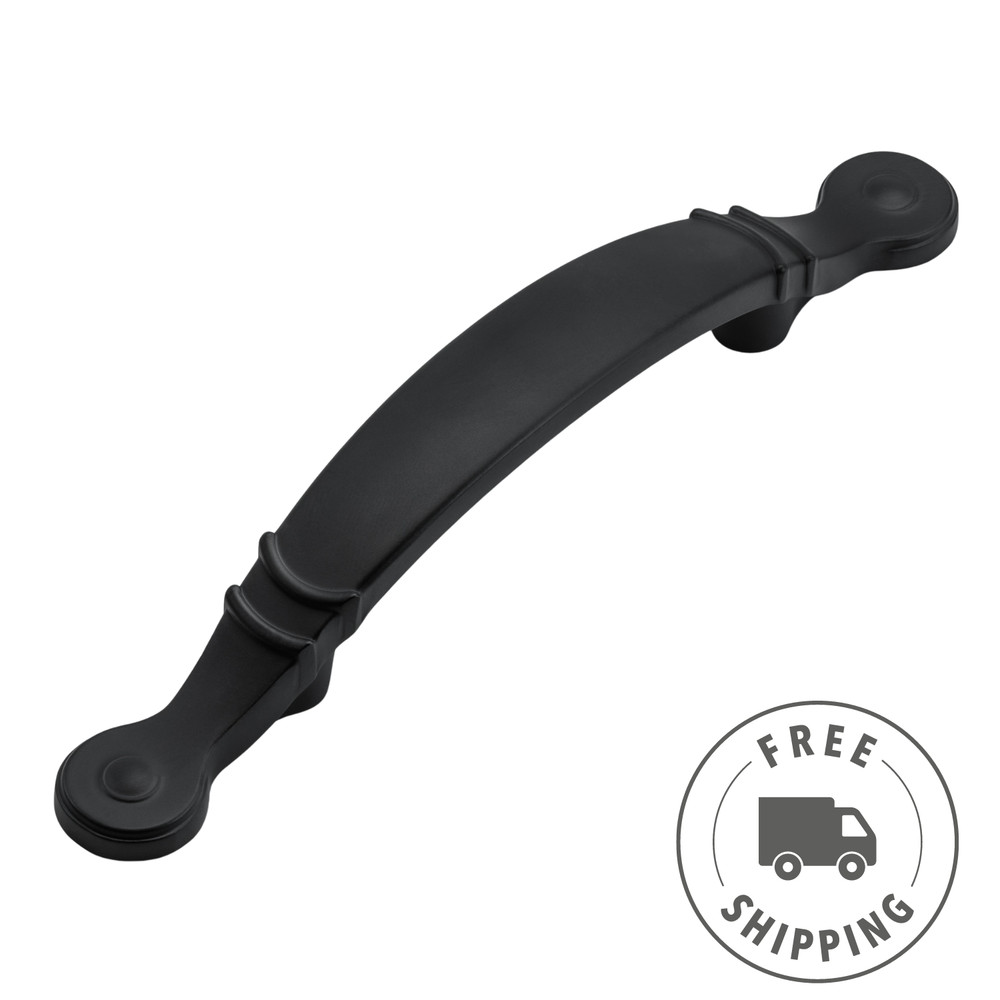 25 Pack Black Arched Farmhouse Cabinet Pull Drawer Pull Black Dresser Handles