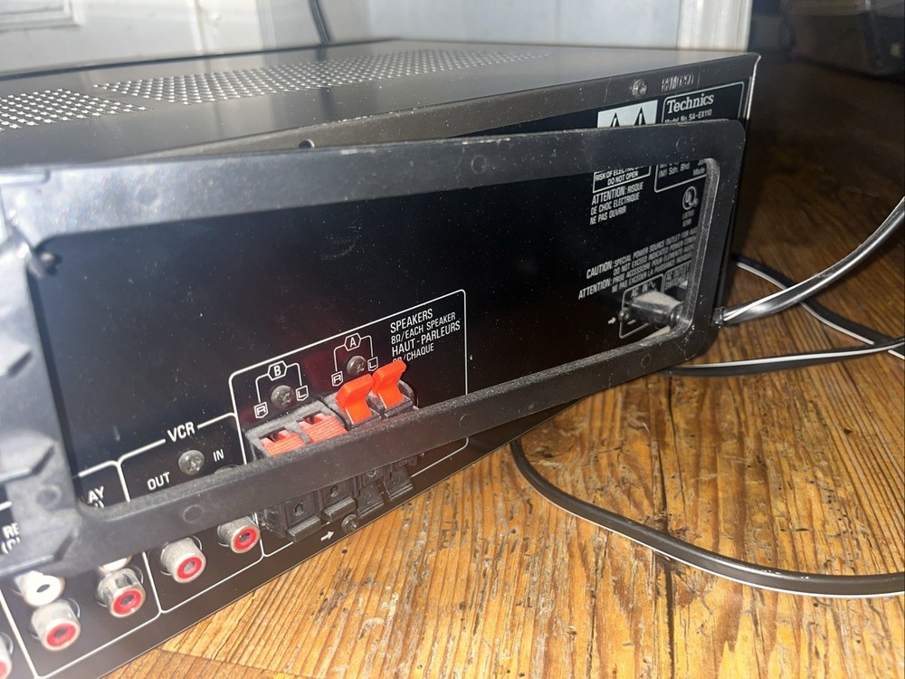 Technics SA-EX110 AV Stereo Receiver Dolby Pro Antenna - UNTESTED - Powers On