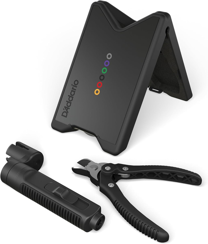 Tour Grade Guitar String Changing Kit – Peg Winder/Bridge Pin Puller Tool, Cutte