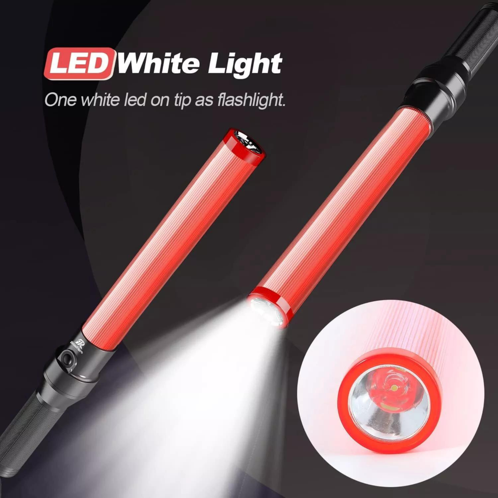 Traffic Control LED Light Wand Safety Security Lightup Baton