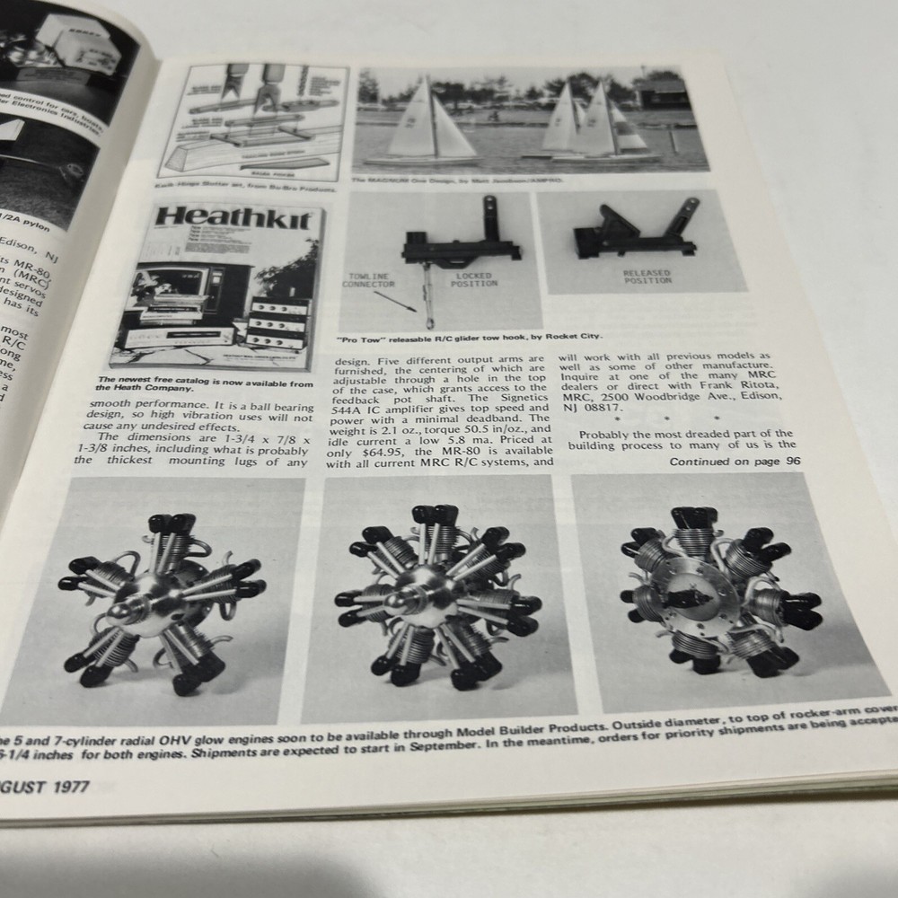 Vintage Model Builder Magazine August 1977