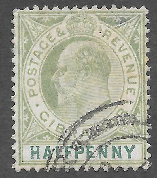 Gibraltar (1903) - Scott # 39,   Used