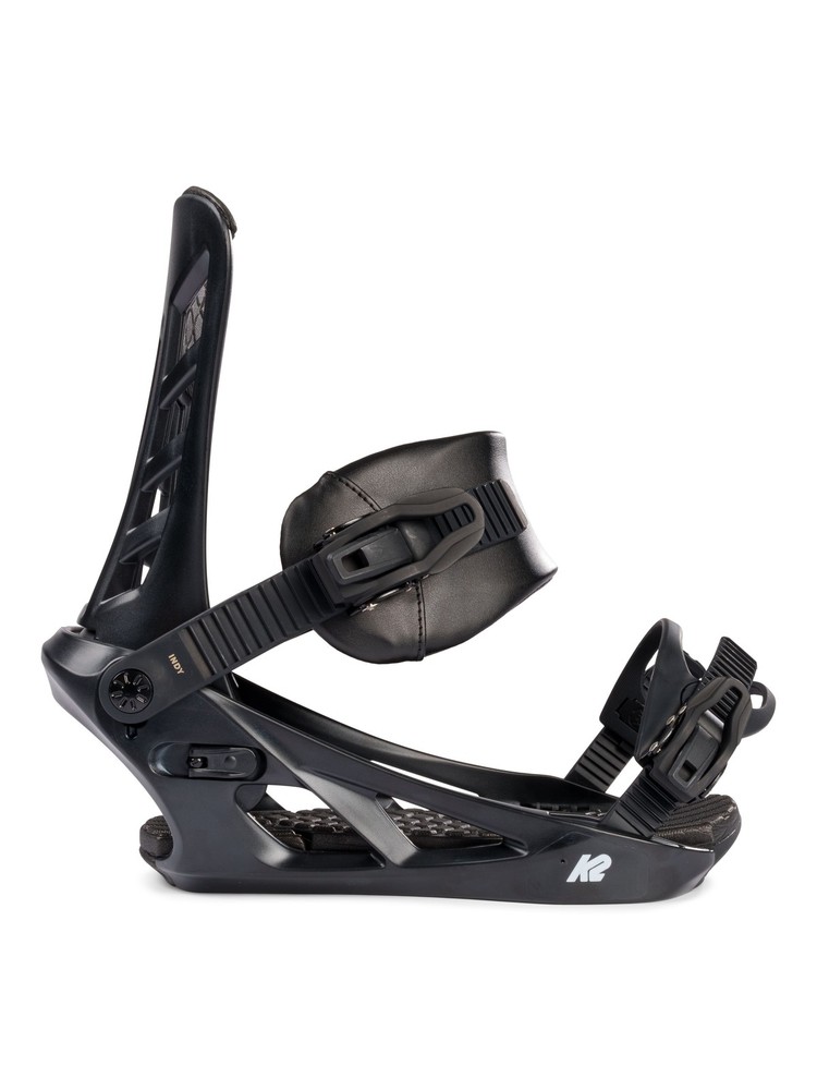 K2 Indy Men's Snowboard Bindings, Black, Medium
