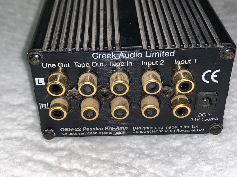 Creek OBH-22 Passive Pre-Amp Processor w/ Pwr Adapter