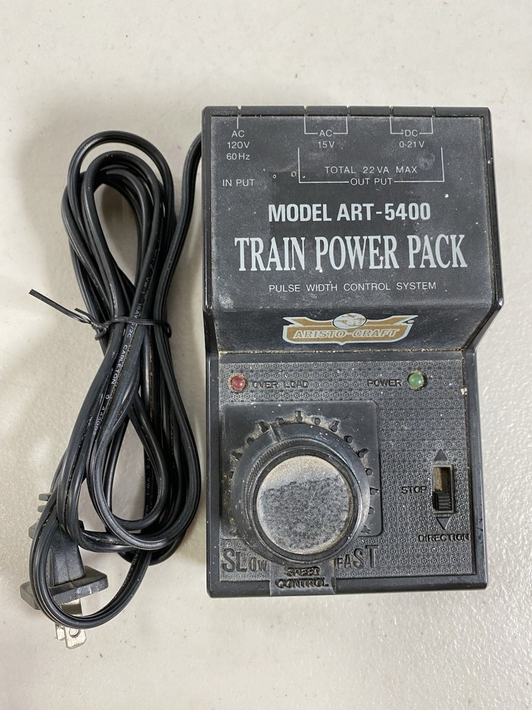 Aristo-Craft Train Power Pack Model ART-5400 Speed Direction Control Untested
