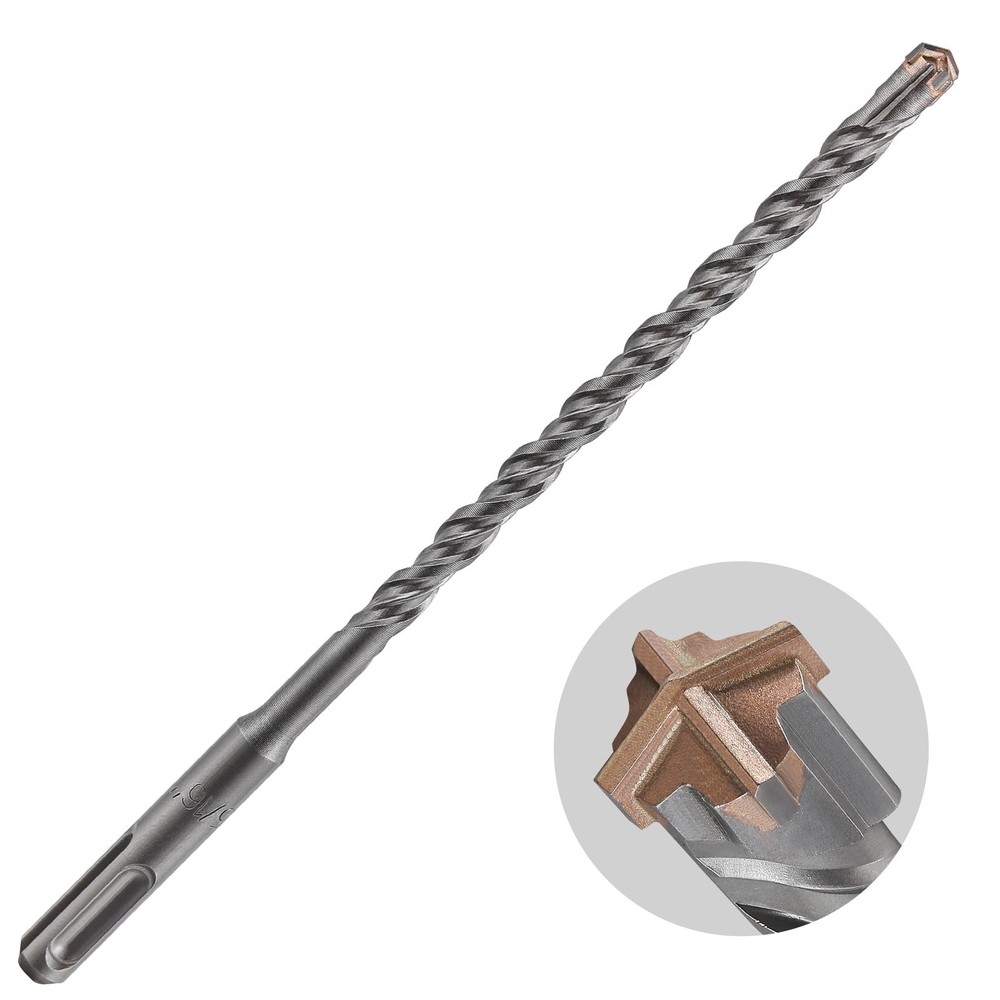 Wensilon 5PCS 5/16" Carbide Drill Bit Set 8" Cross Type Double Thread Bits