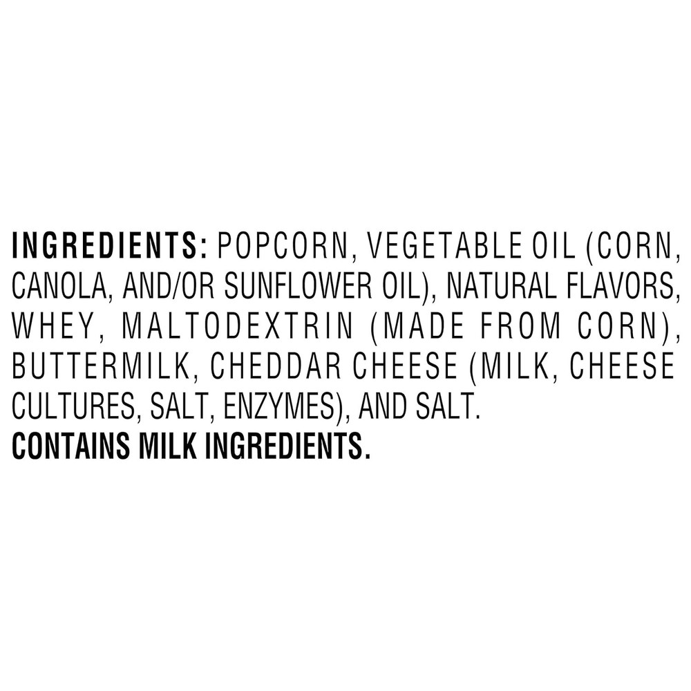 Portable Snacking: 64 White Cheddar Popcorn Bags=