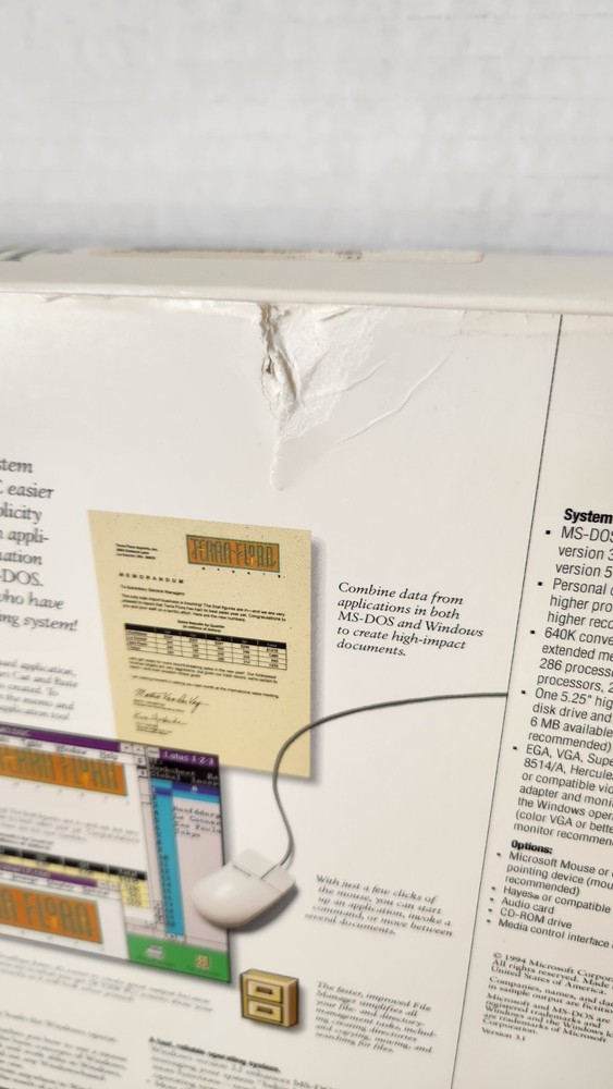 Vintage Microsoft Windows 3.1 Operating System PC Software Complete 6 Disk Set