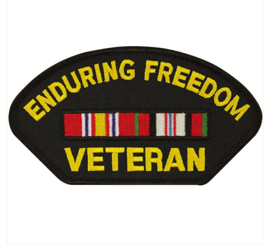 Vanguard VETERAN PATCH: ENDURING FREEDOM