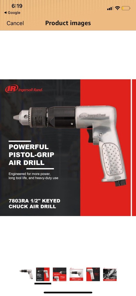 Reversible Air Drill
