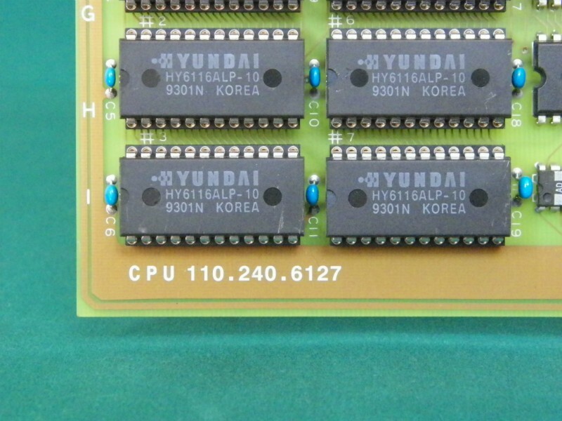 Netstal CPU 110.240.6128c CPU 110.240.6127 Control Card