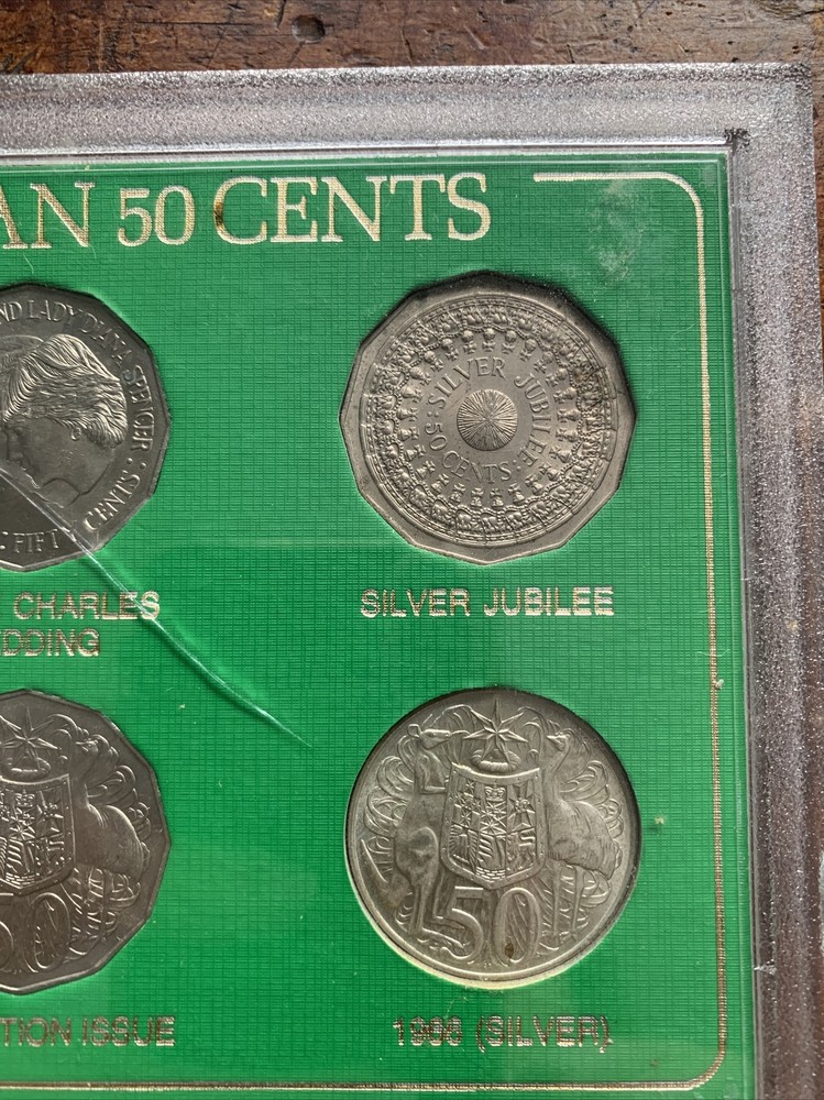 Australian 50 Cent Collection ~ 6 Coin Set