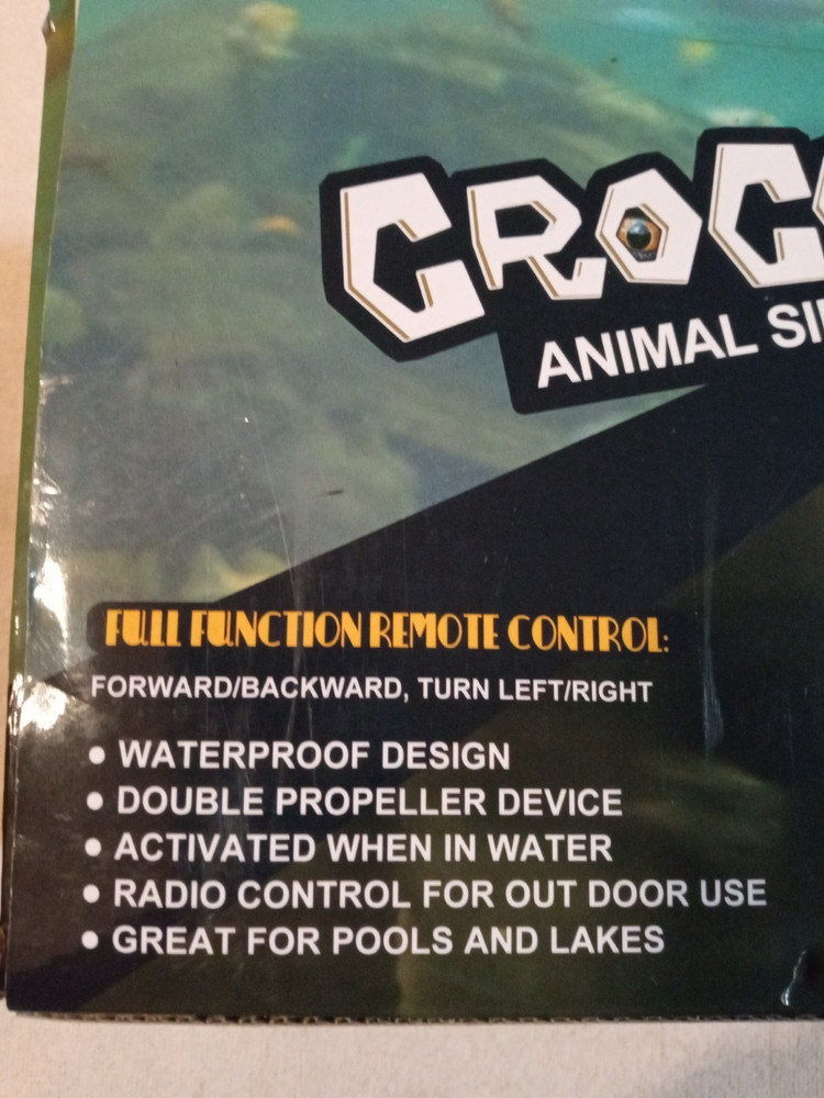 R/C full function remote control CROCODILE animal simulation radio control - NIB