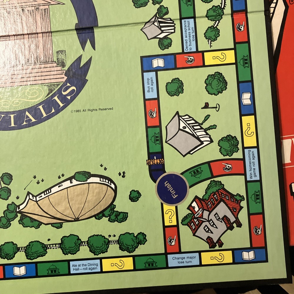 Hoosier Trivia Board Game. 1985. Megaversity Inc.