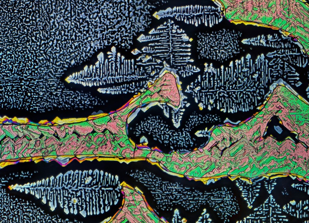 Microscope slide for polarization, THIOACETAMIDE