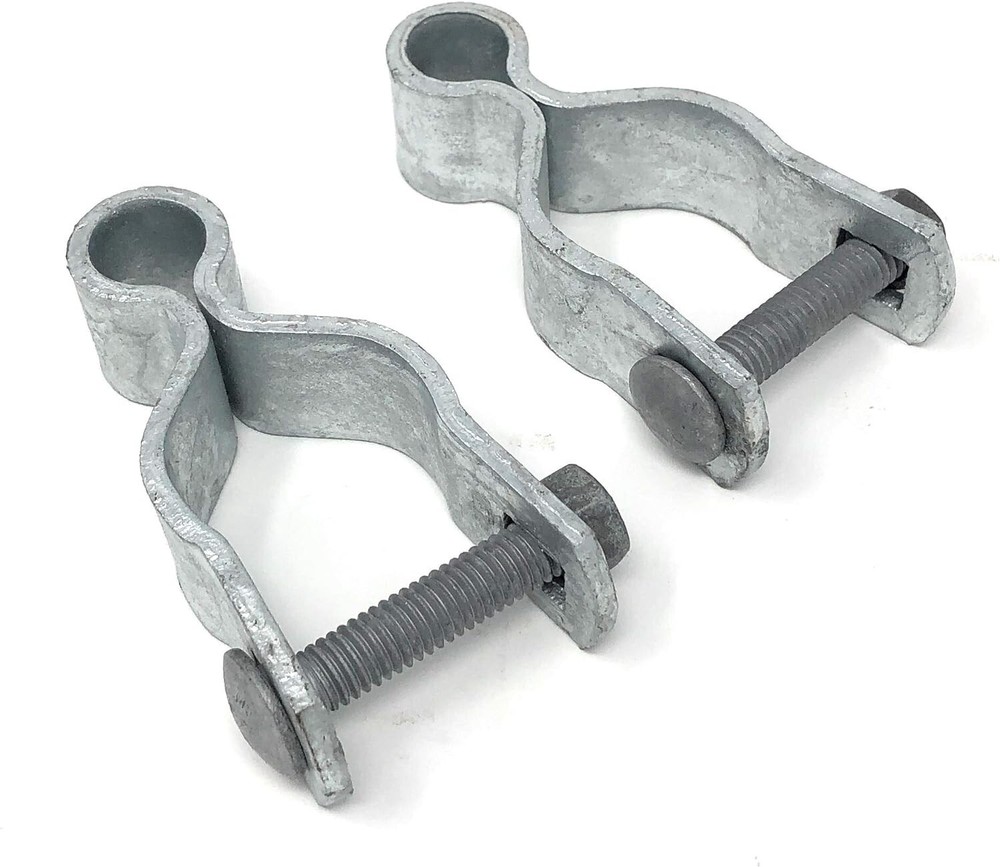 Reliable Chain Link Fence Frame Hinge 1-3/8" - 2 Complete Sets for Easy Install