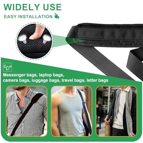 Ameri 52" Bag Shoulder Strap, Universal Adjustable Shoulder Belt Replacement