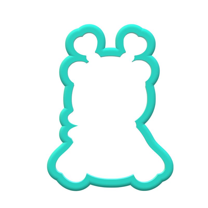 Girly Bear Cookie Cutters