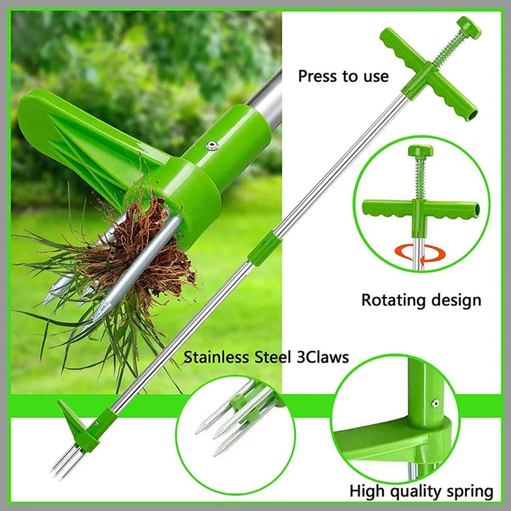 Weed Puller Long Handle Stand up Weeder Garden Weeding Tool Weed Hound Weed Pull