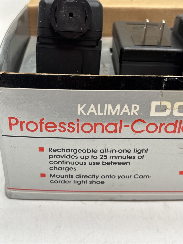 Kalimar DSC-S30 Professional Cordless Video Light Original Packaging