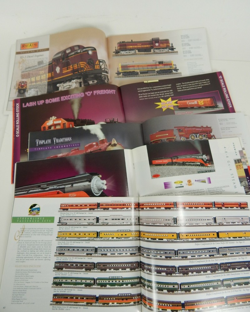MTH/Rail King Train Catalogs '97, '98, 2000 5 Issues Total