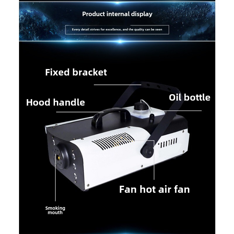 LED900W remote control smoke machine fire fighting stage performance wedding