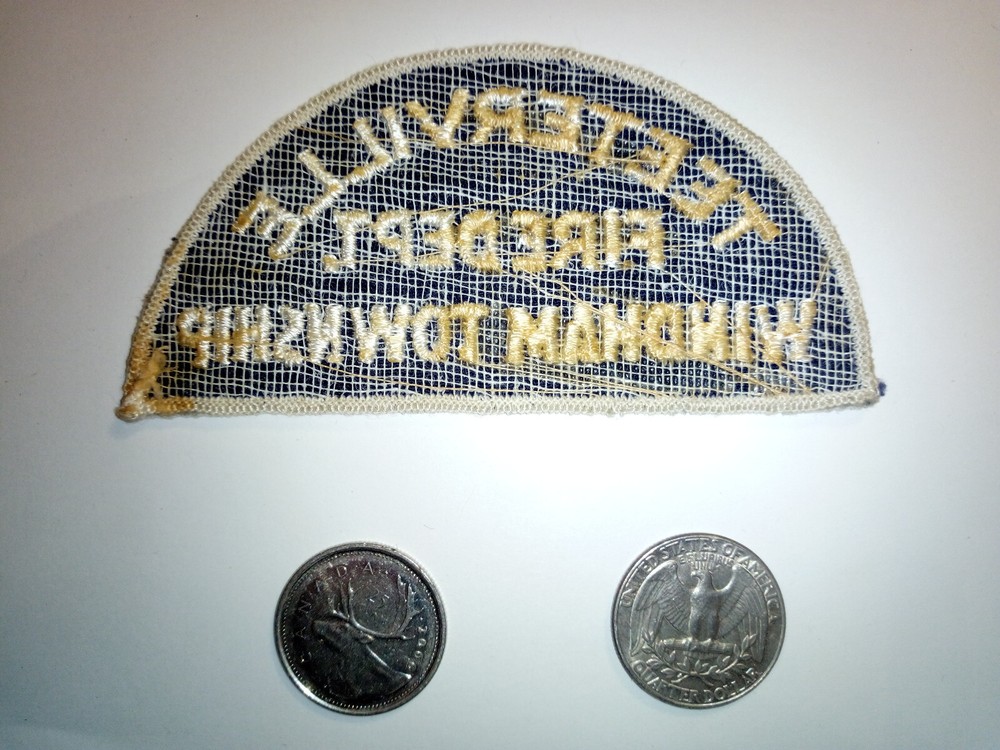 Teeterville Windham Township Fire Department Patch Badge Crest