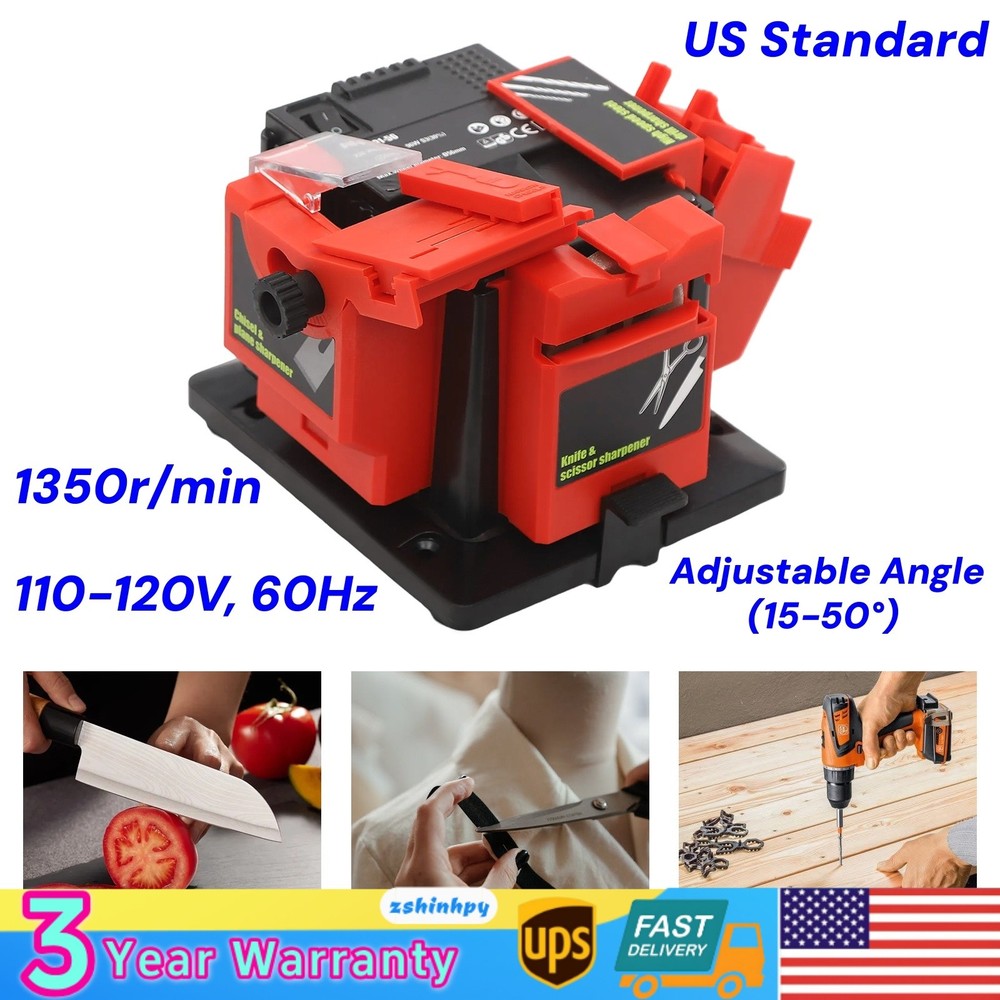 Multifunctional Chisel Planer Sharpener, Electric Chisel Planer Sharpener
