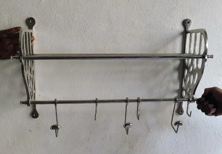 French Luggage Train Rack Coat Rack Wall Mounted luxury Rack
