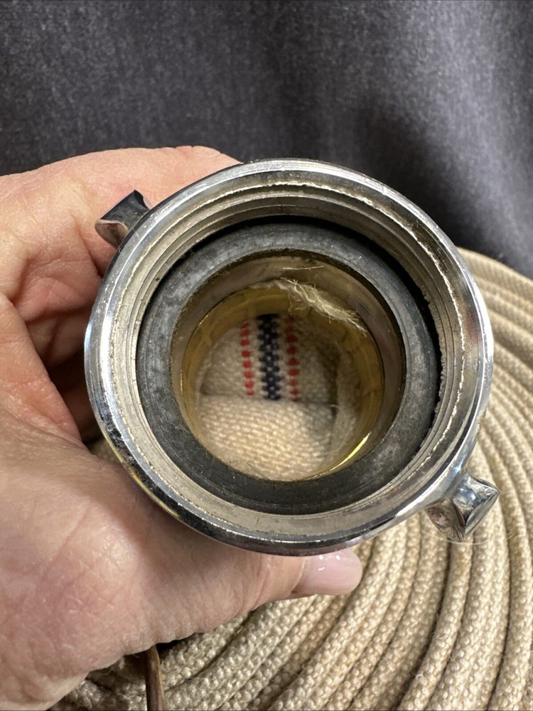 fire hose 2”X 50’ With Elkhart Brass pipe thread couplings S5