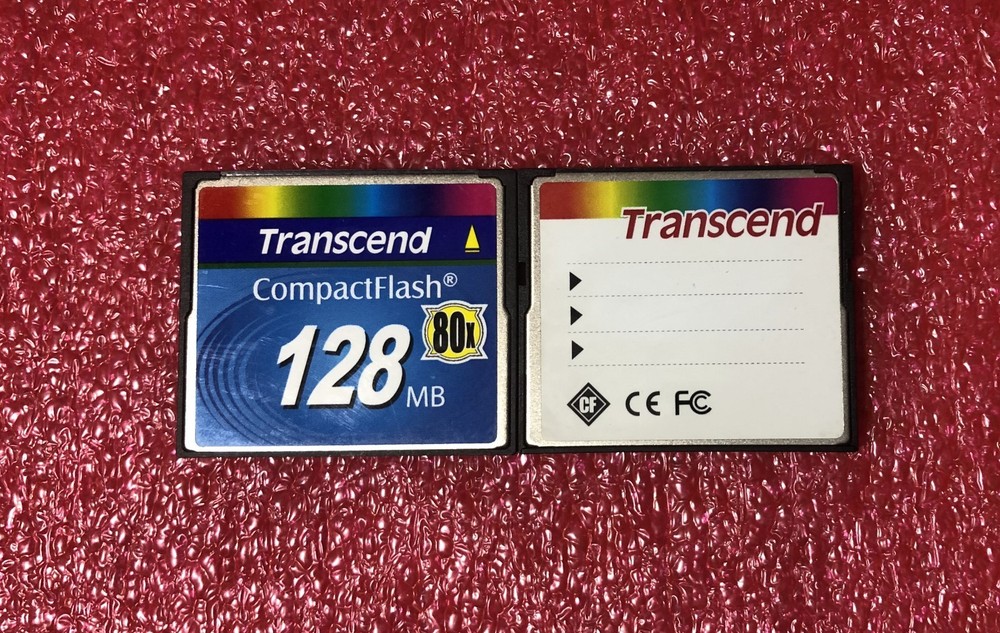 Transcend 128mb 80X Compact Flash CF Memory Cards. 10PCS!