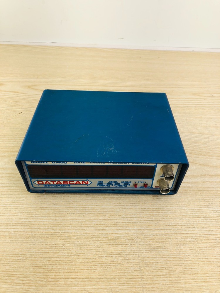 DataScan MODEL C1400 10HZ-1..4GHZ FREQUENCY COUNTER * Untested