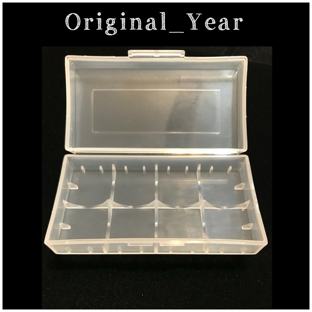 Clear Plastic Case Storage Box Organizer For 18650 Battery and small stuff