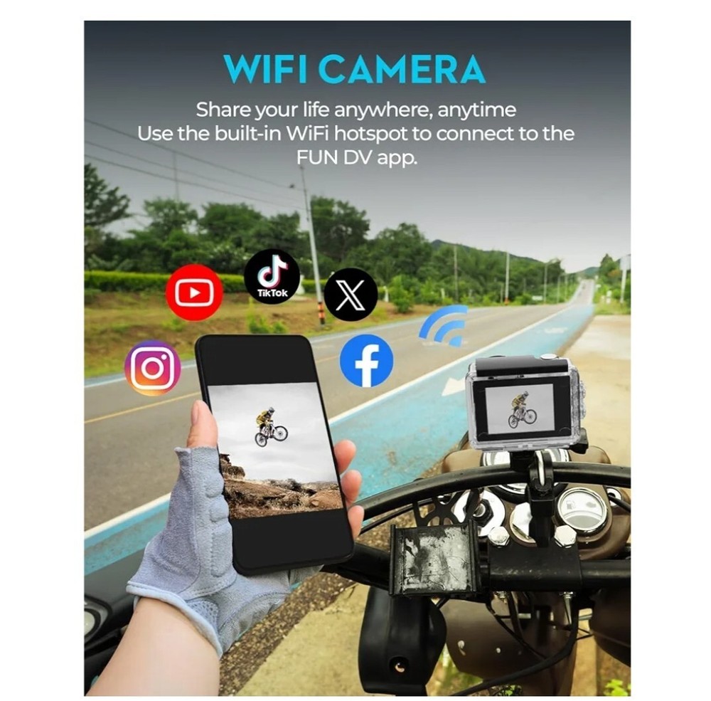 4K Action Camera 30fps