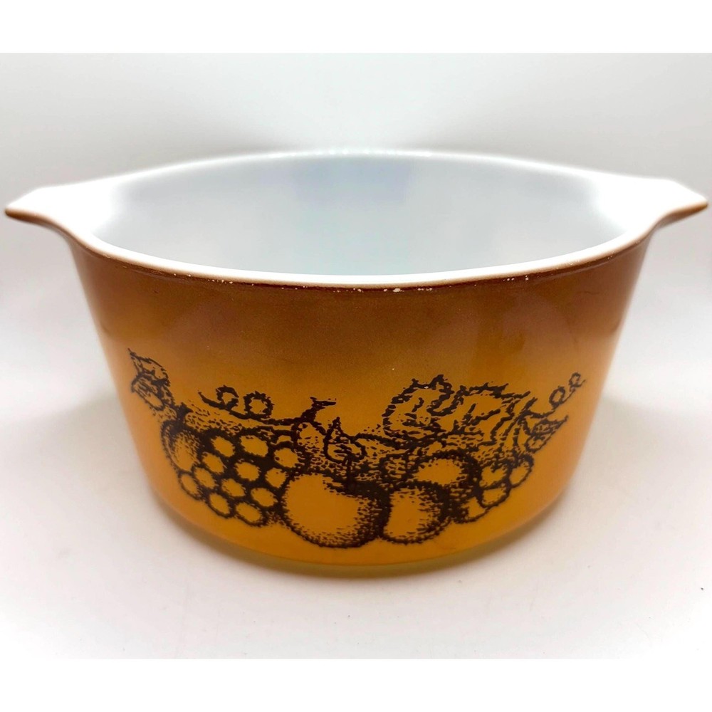 Vintage Old Orchard Pyrex Dish