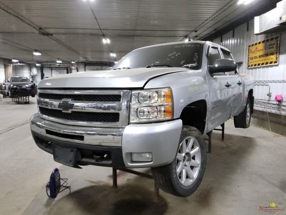 2011 Chevy Silverado 1500 Pickup Driver Front Headrest Only Gray Cloth