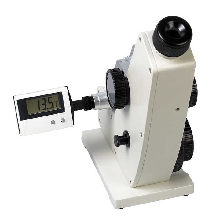 Abbe Refractometer for Transparent or Translucent Liquid and Solid Substances