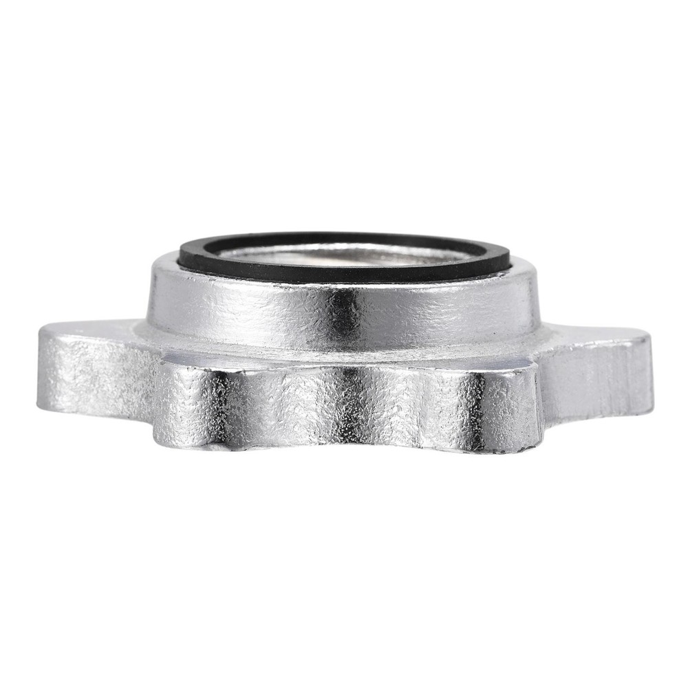 Hexagonal Handlebar Nut, 2pcs 28mm Non-slip Spin Lock Collar Screw Silver
