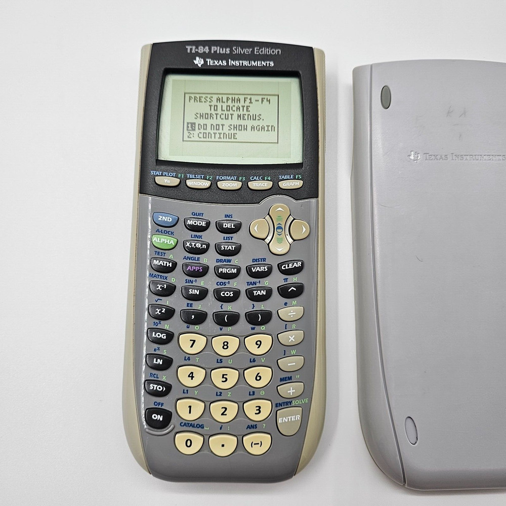 Texas Instruments TI-84 Plus Silver Edition Graphing Calculator tested.