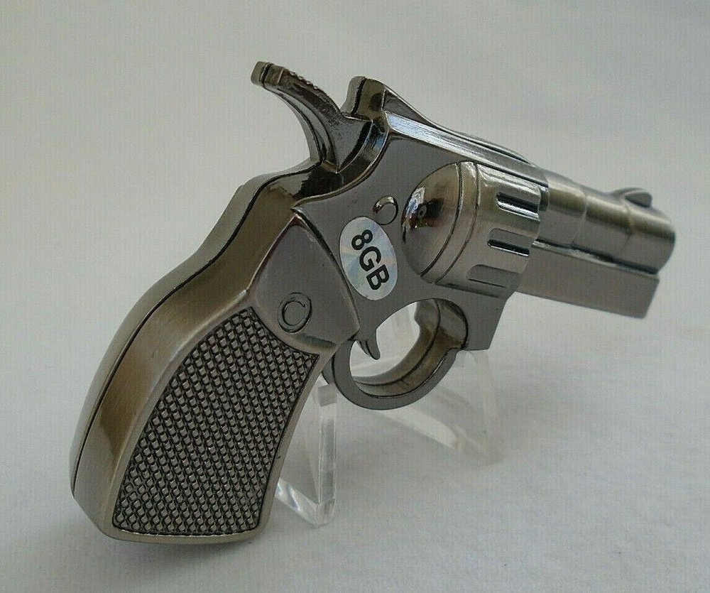 Gun Pistol Shaped Flash Drive 8 GB