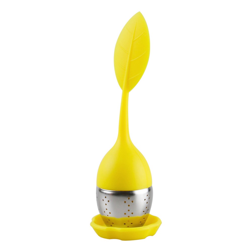3PCS Silicone Loose Leaf Tea Infuser Stainless Steel Tea Steeper Filter Diffuser