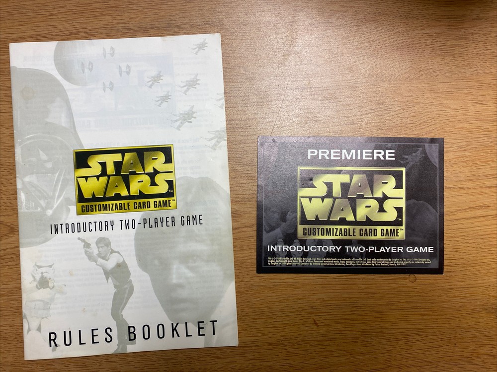 Star Wars Premiere MIXED CARDS Introductory 2 Player Game