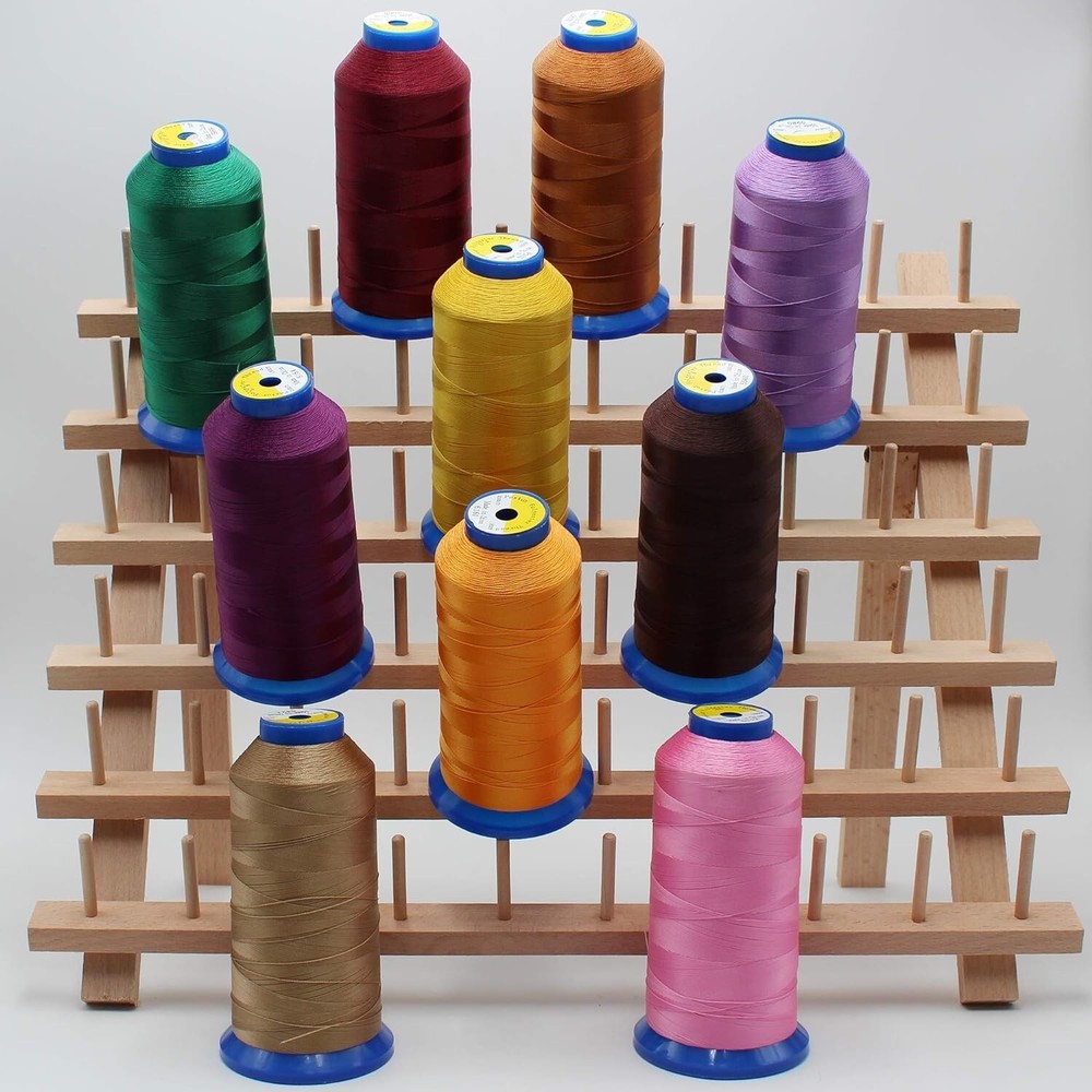 Premium 210D/3 Polyester Thread Spool - Perfect for Upholstery & DIY Crafts