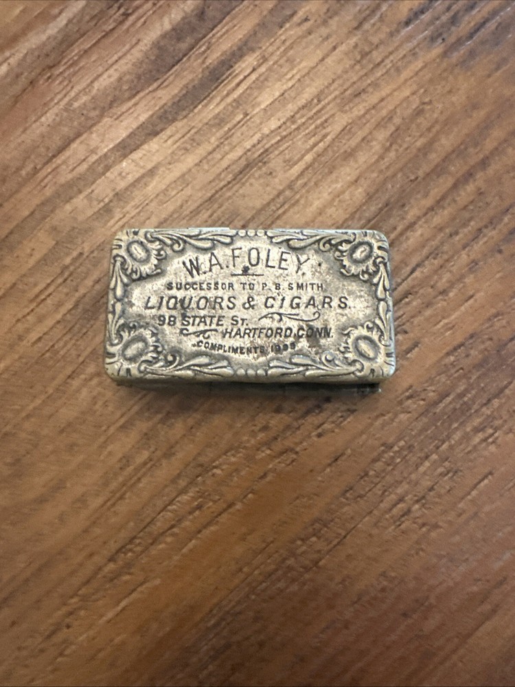 Vintage Match Safe From 1899