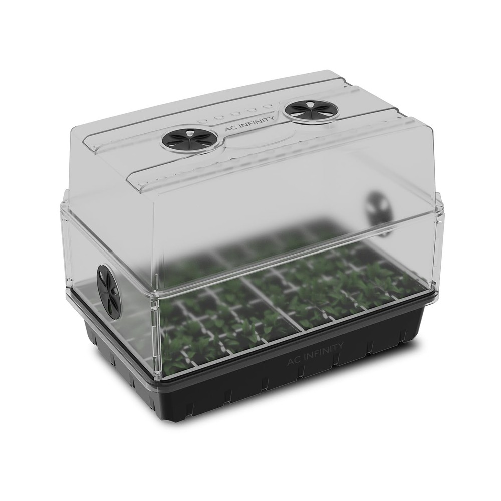 Humidity Dome, Heavy-Duty Germination Kit with 3 mm Thickest Dome, Sturdy Dri...
