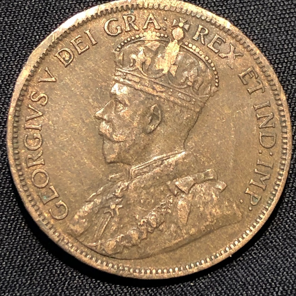 1918 Canada Large One Cent - VF