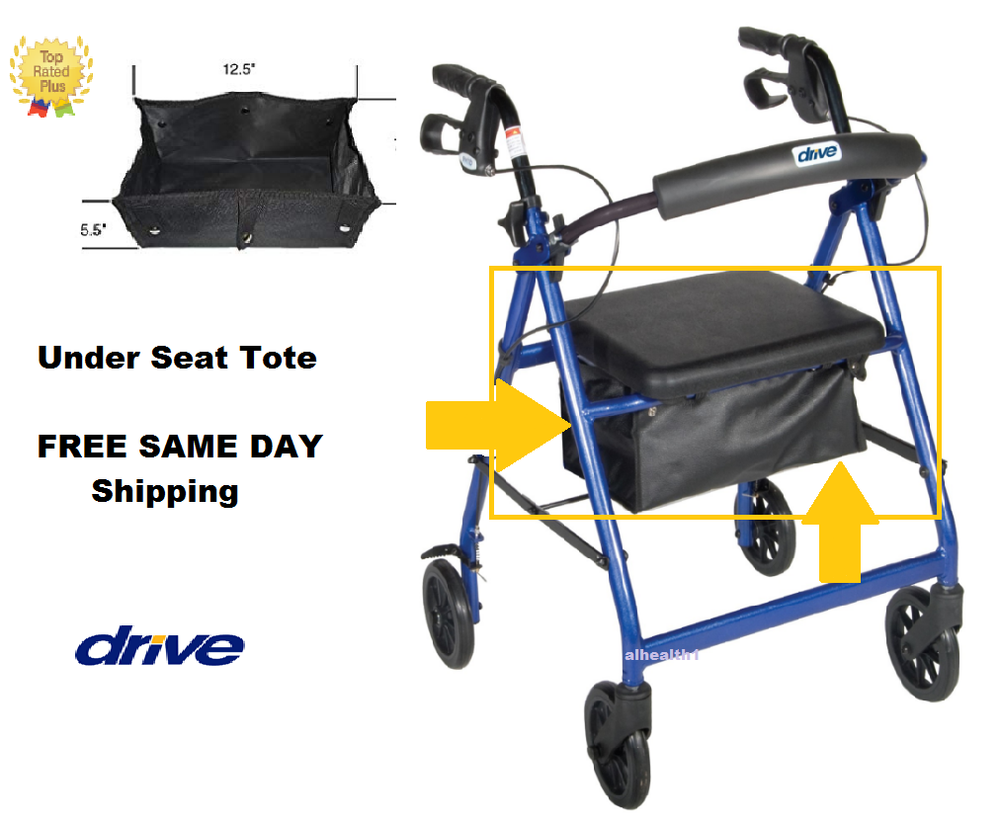 REPLACEMENT TOTE BAG ROLLATOR DRIVE MEDICAL