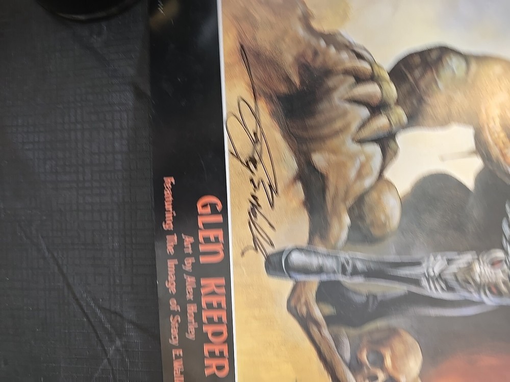 Fantasy Warrior Princess Original Double Glen Keeper Poster Autographed