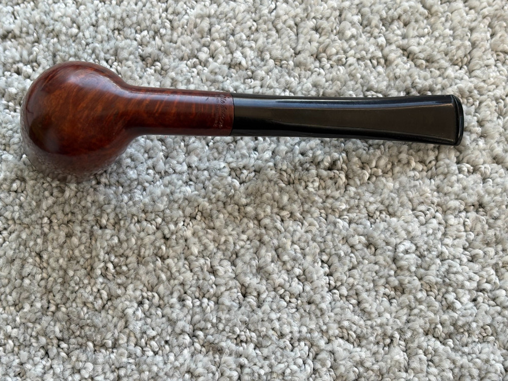 OLE JANSEN BRIAR 1950'S BILLIARD BLUE DOT STEM AR