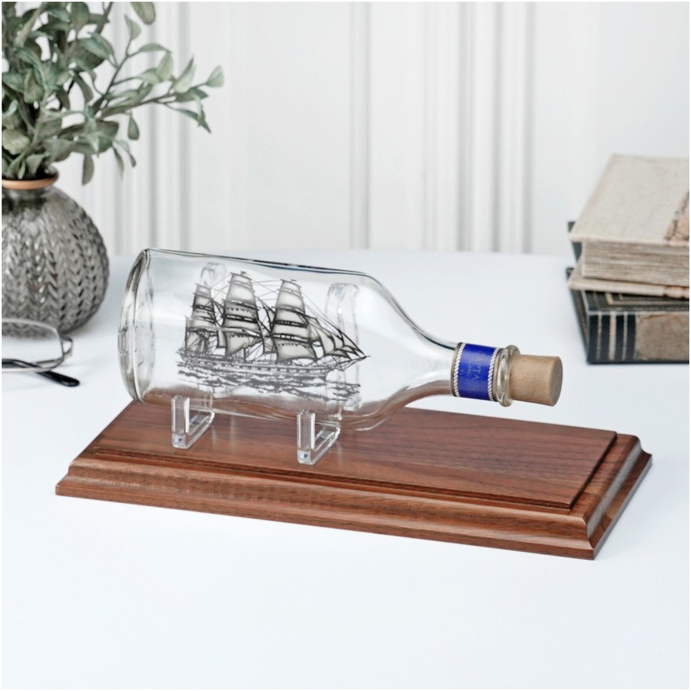 Plymor Solid Walnut Rectangular Wood Display Base, 9.75" W x 4.5" D x 0.75" H